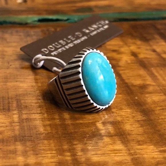 [ Brand New ] DDR/Peyote Bird Turquoise Ring - Picture 3 of 3